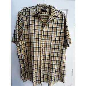 men’s short sleeve button down short, Nautica, size XL